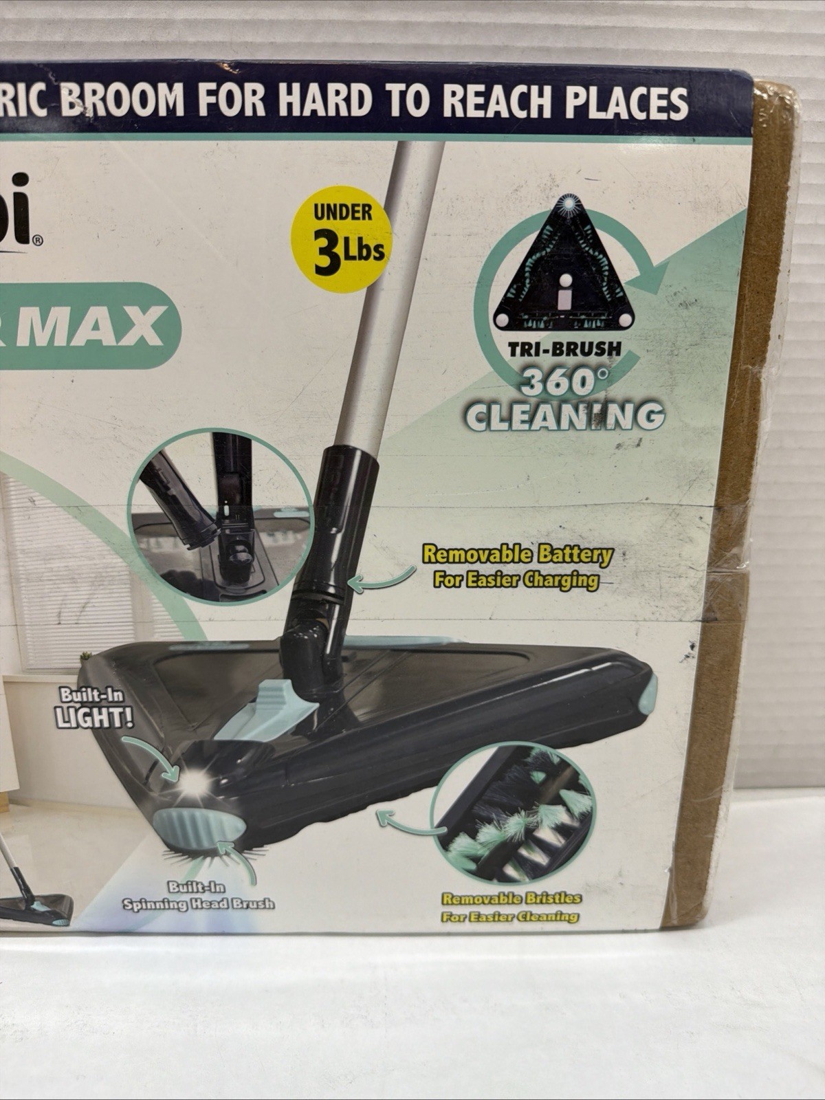 Sweeper Max – 2025 Version Lightweight Sweeper, Triangular Zippi Sweeper Max NEW