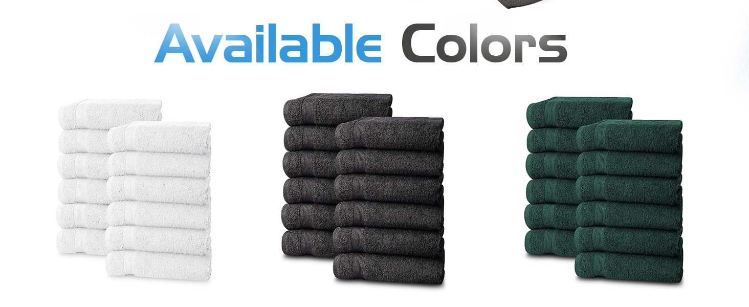 Premium 16×27 Inch Hunter Green Hand Towel – 100% Cotton Zero Twist Towels |