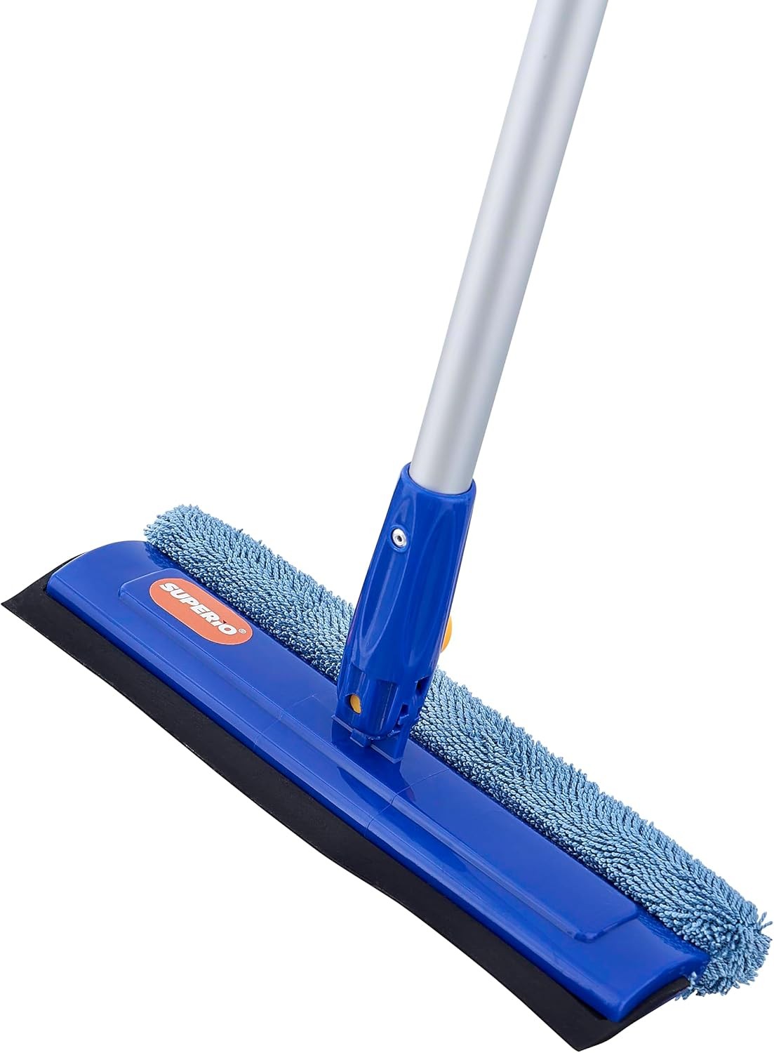 Window Washer and Silicone Squeegee, Auto Easy Grip Extendable Handle