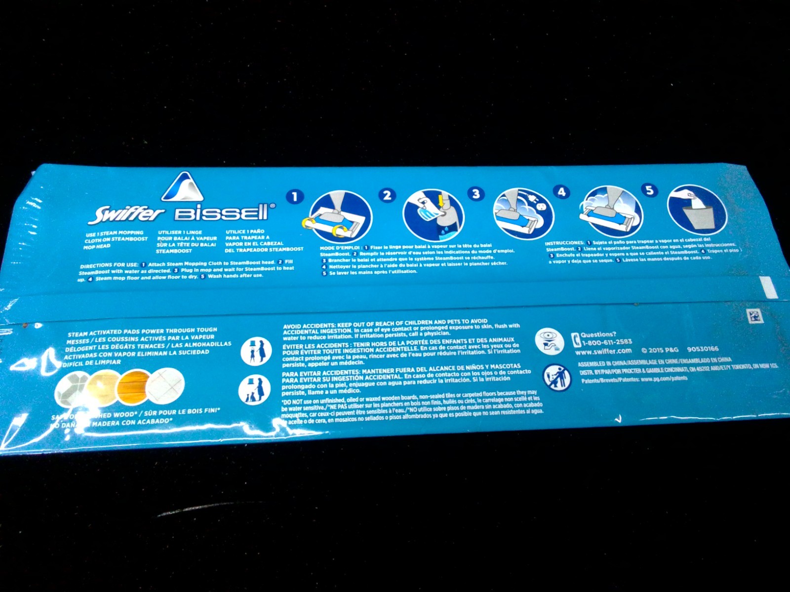 7 Swiffer Bissell Steamboost Steam Cloth Refill Pads Open Window Fresh Scent