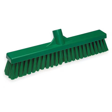 Vikan 31792 16 In Sweep Face Broom Head, Medium, Synthetic, Green