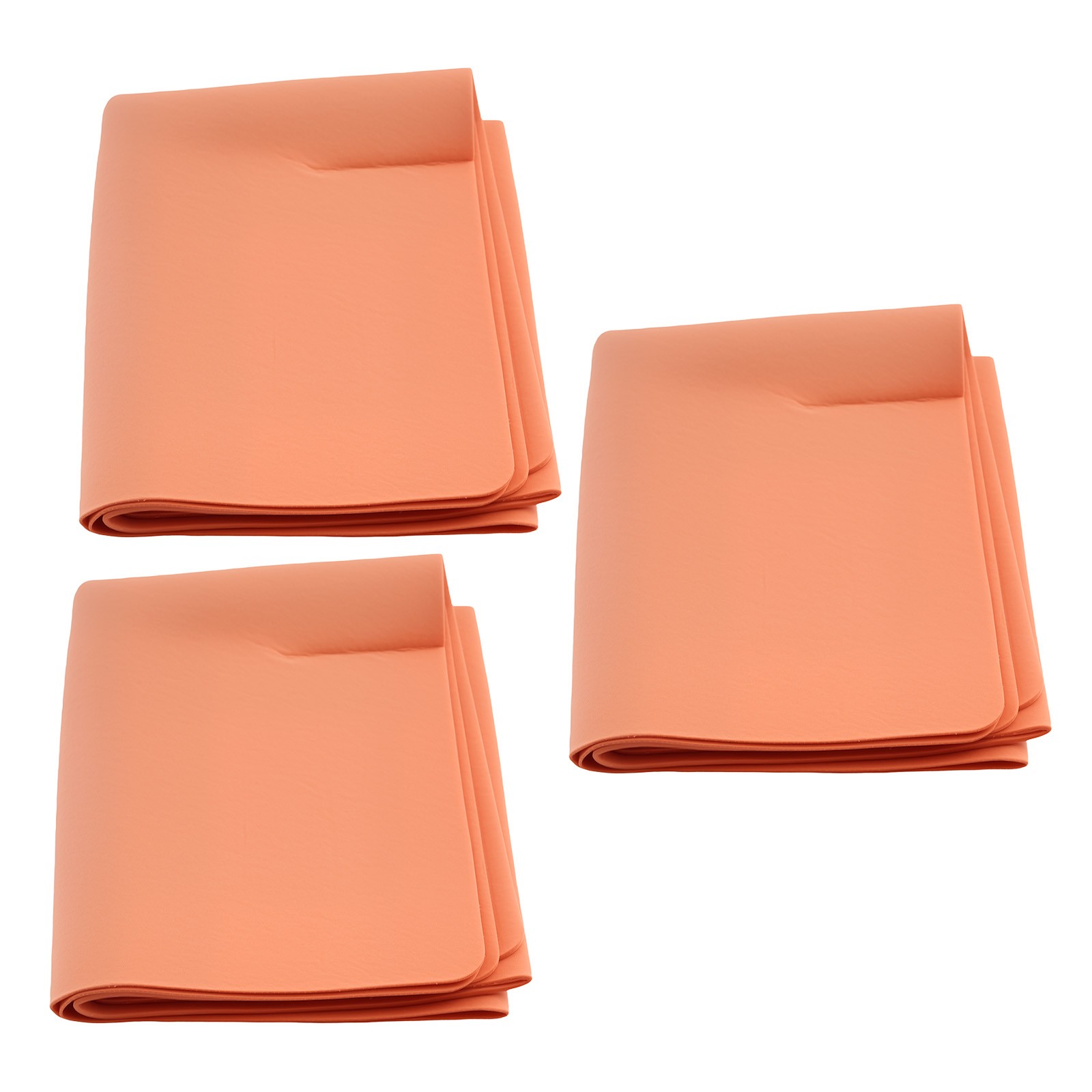 26″x17″ PVA Car Drying Chamois Towel for Auto Wash Detailing Absorbent 3 Pack