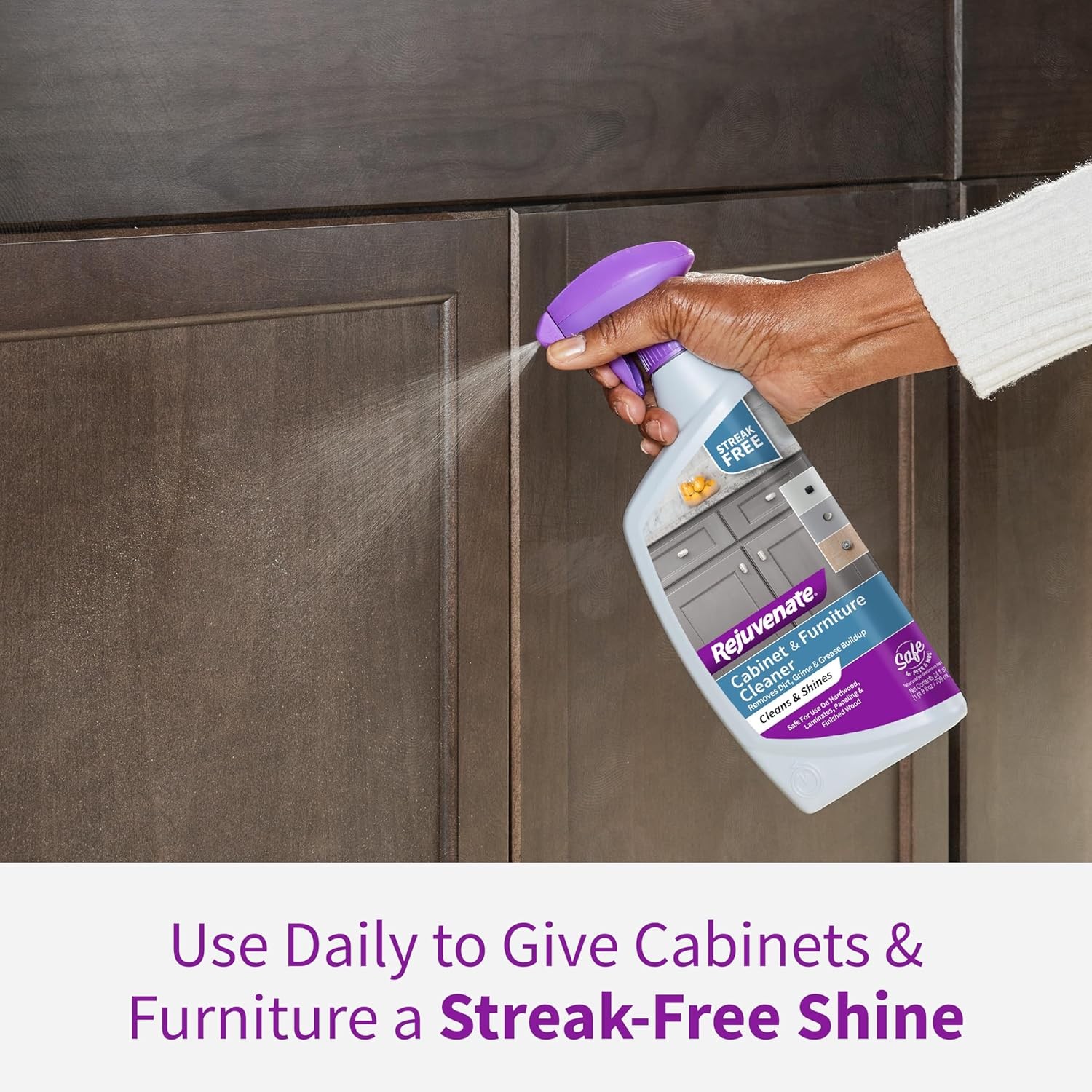 Residue-Free Cabinet & Furniture Cleaner w/ pH Balanced Formula (24oz)