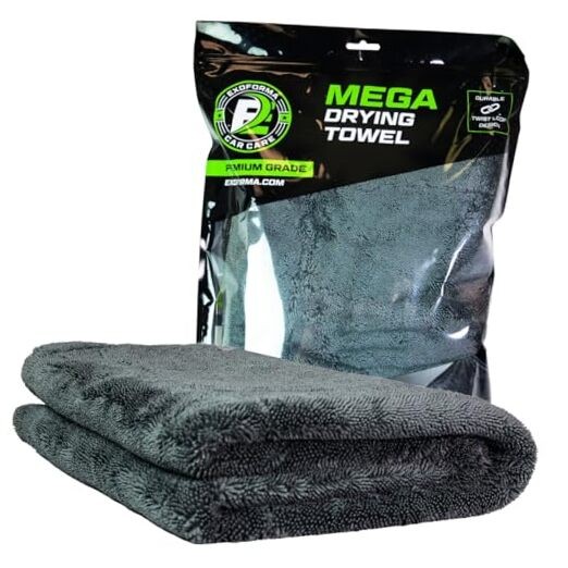 Mega Car Drying Towel – Holds Up to 9 lbs, No Streaks, Scratches, or Pack of 1