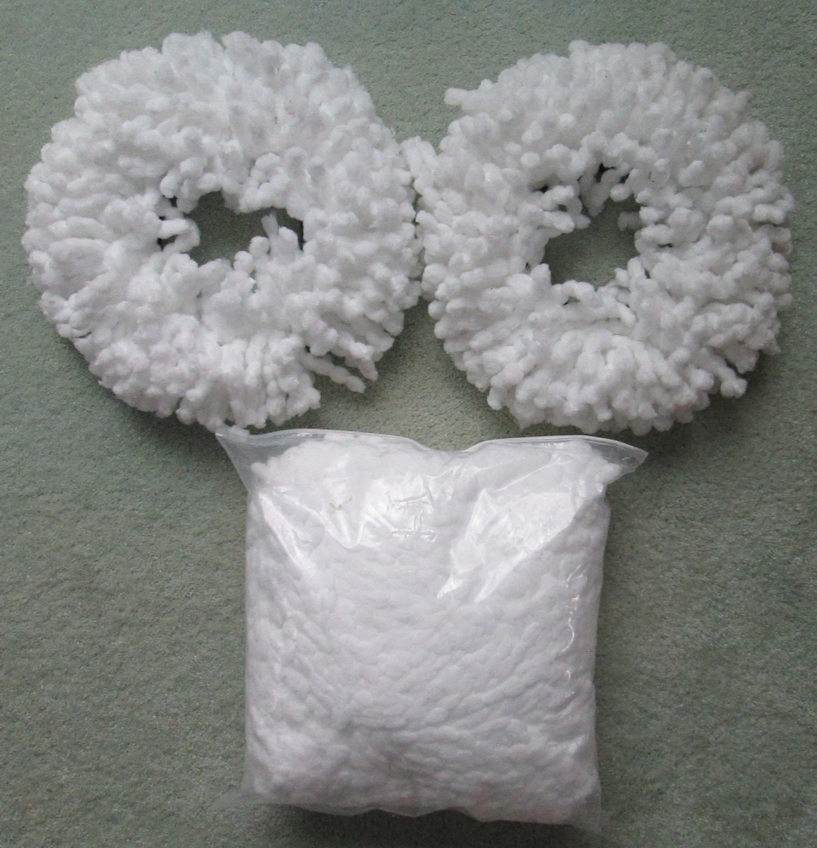 Lot of 5 Tidy Monster Spin Mop Replacement Head, Round Shape Standard Size