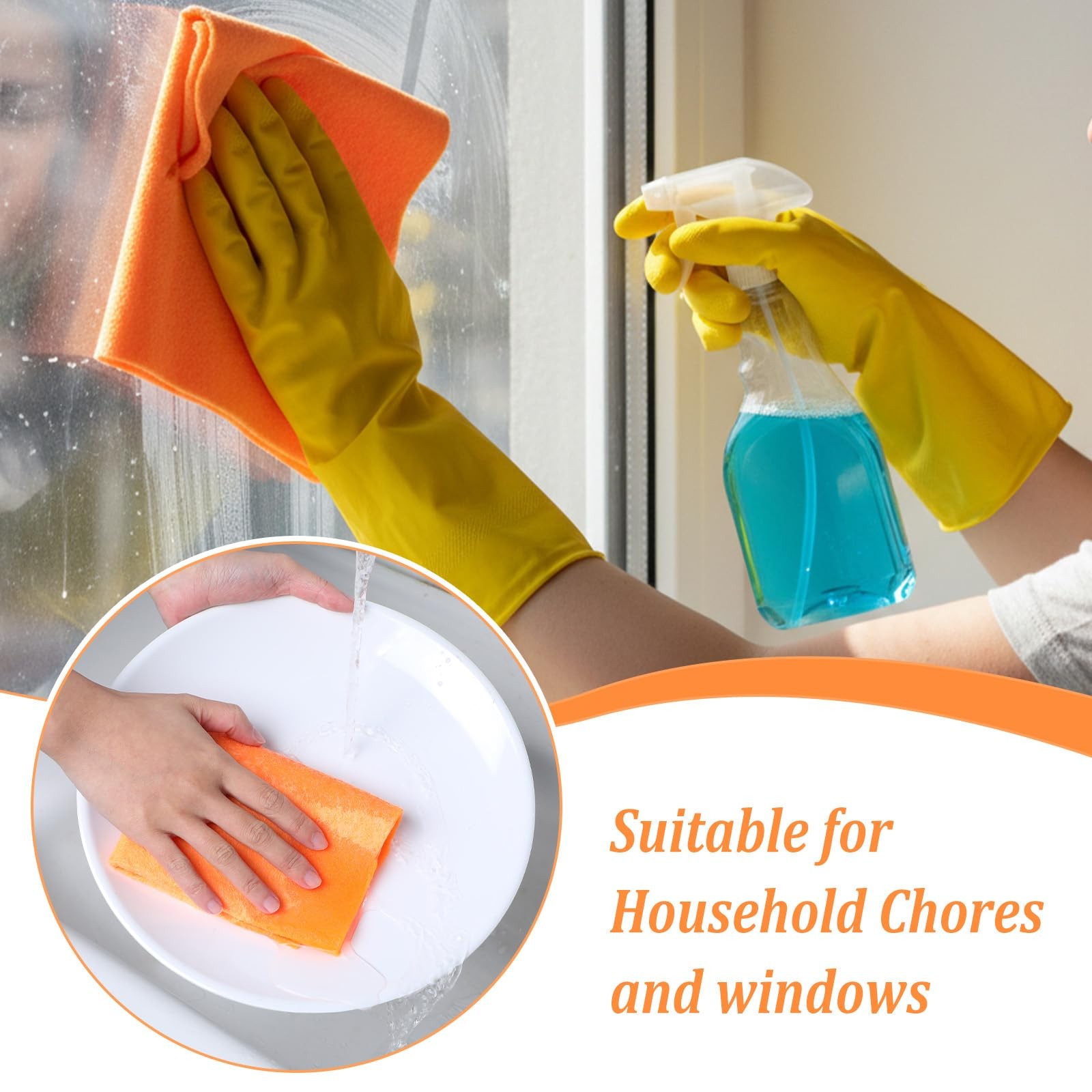 10 Pack Shammy Cloths, 27 X 20 Inch Extra Large Absorbent Cleaning Towels, Re…