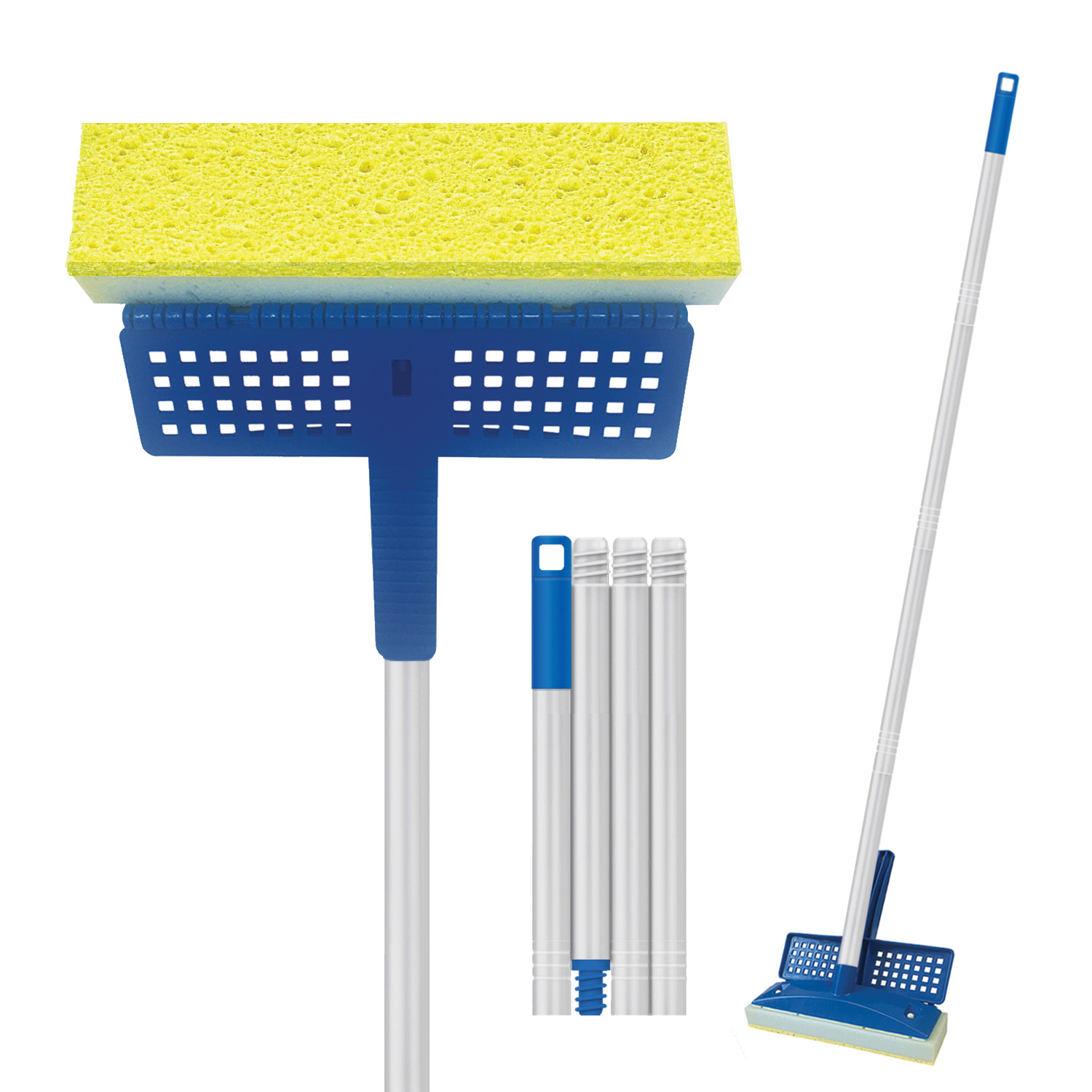 Squeeze Sponge Mop w/ Poly Foam & Natural Cellulose Layer – Refillable – LOLA