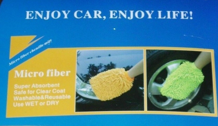 2pcs High Quality Large Chenille Microfiber Cleaning Wash Mitt