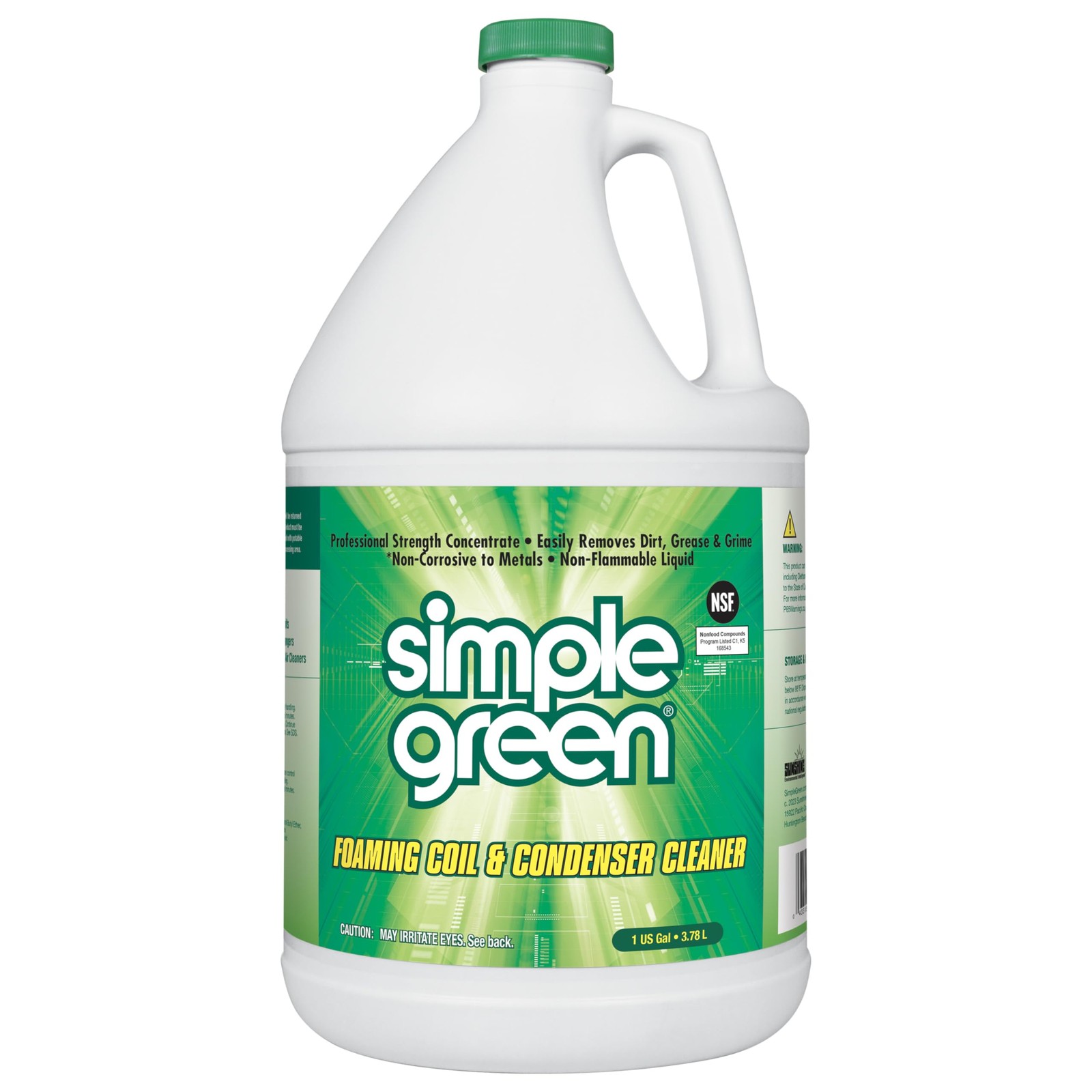 Simple Green Foaming Coil Cleaner – Gallon, 128 Fl Oz (Pack of 1), Colorless