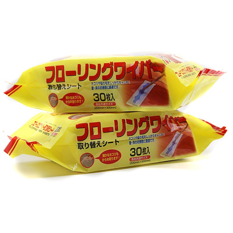 30pcs/bag Disposable Electrostatic Dust Removal Mop Paper Home Kitchen Bathroom