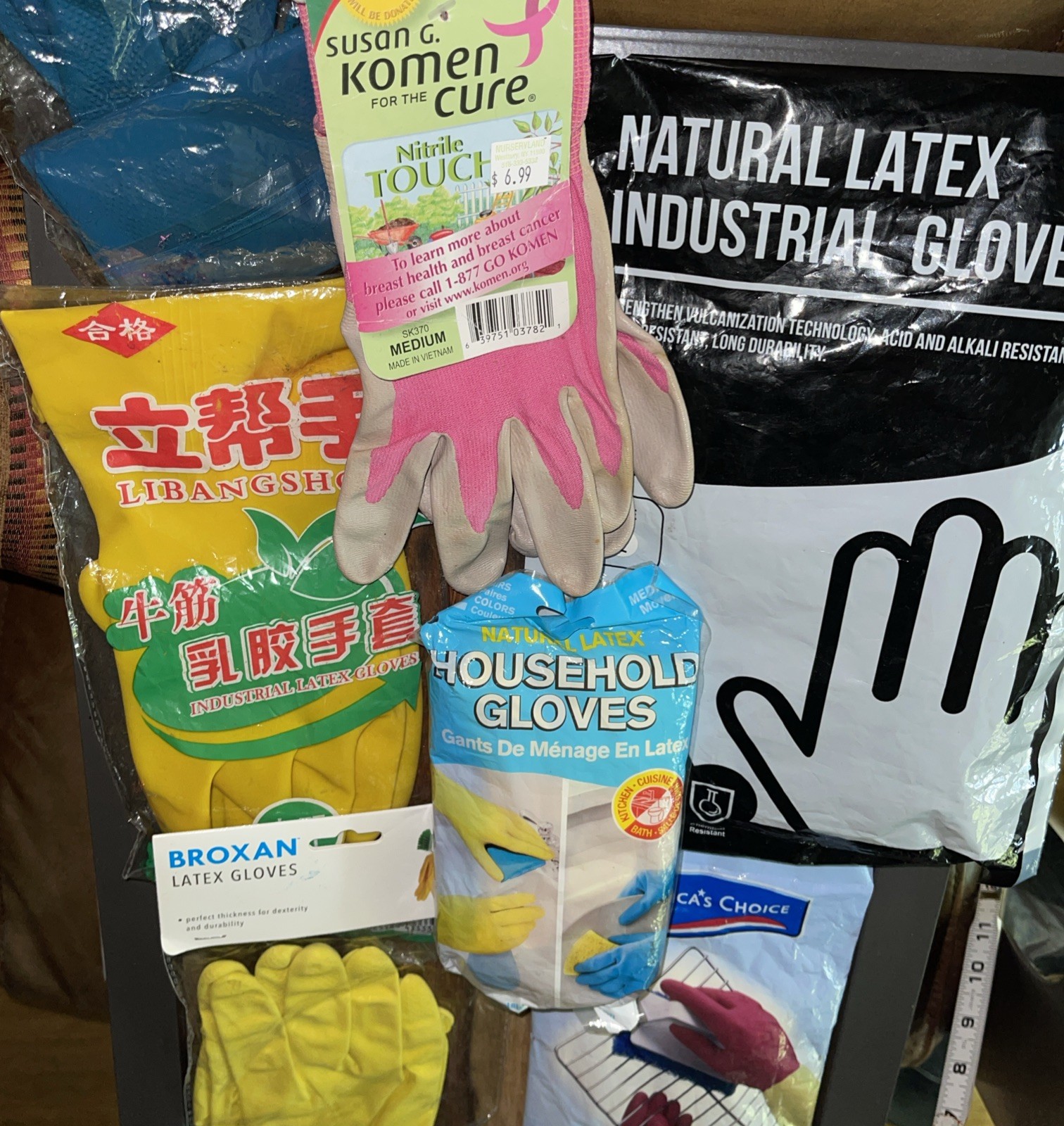 8x House cleaning gloves Housecleaning Painting Reusable Heavy Duty 8 Pairs NEW