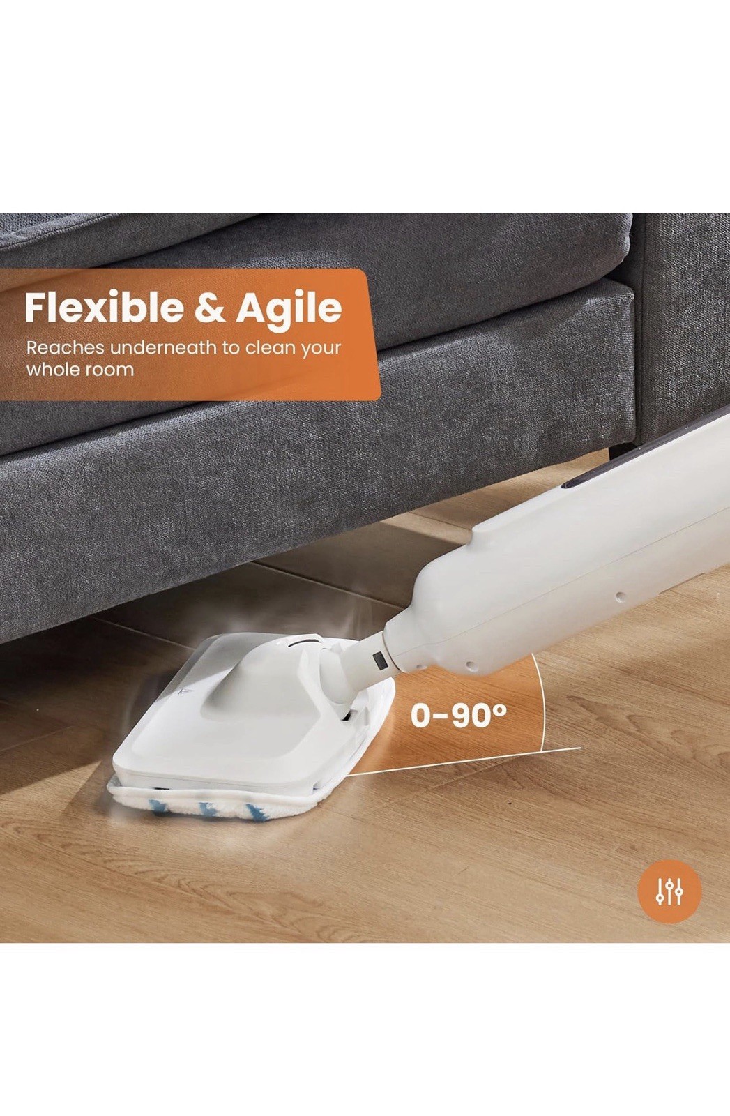 Steam Mop for Floor Cleaning,Lightweight Floor Steamer Cleaner for Hardwood/Tile