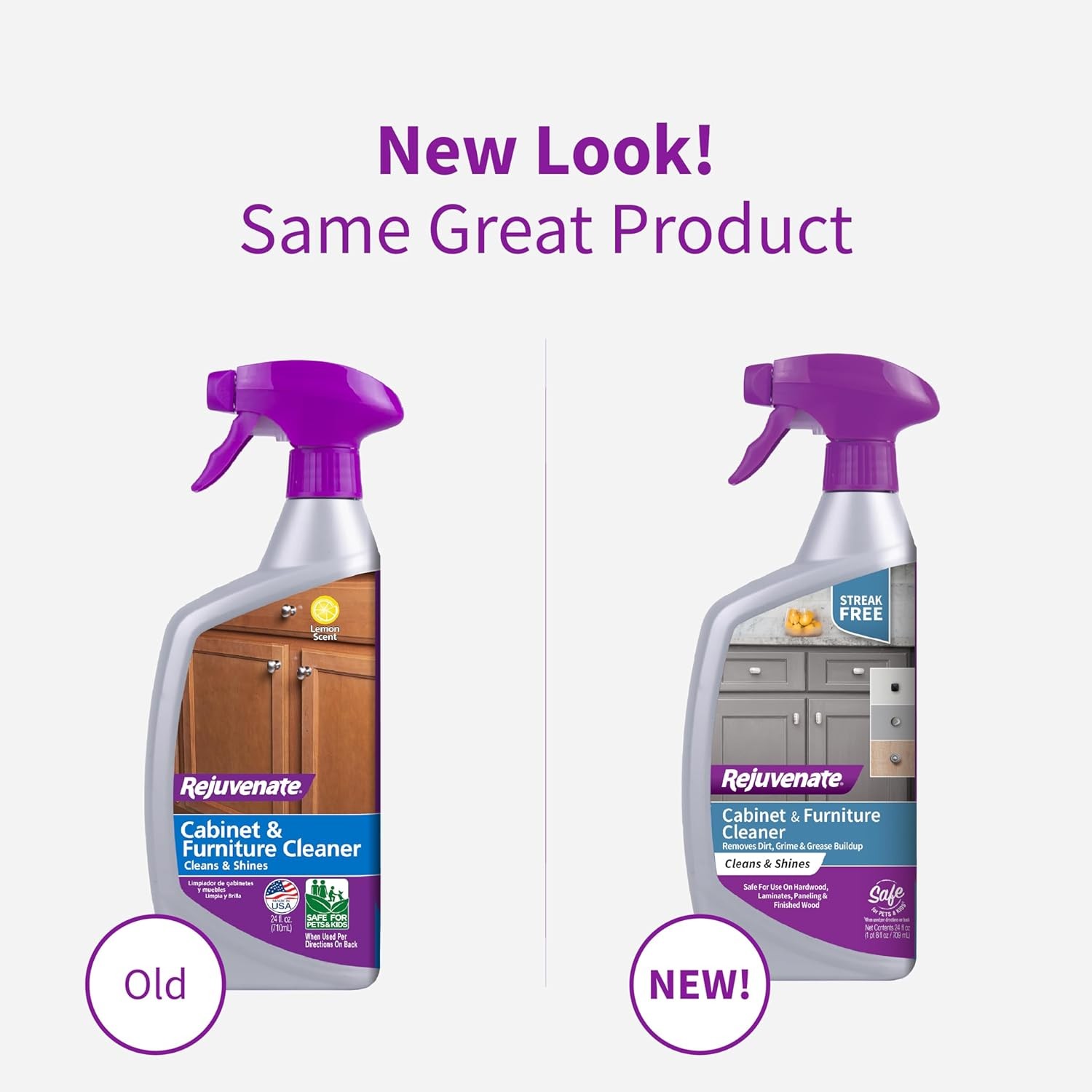 Residue-Free Cabinet & Furniture Cleaner w/ pH Balanced Formula (24oz)