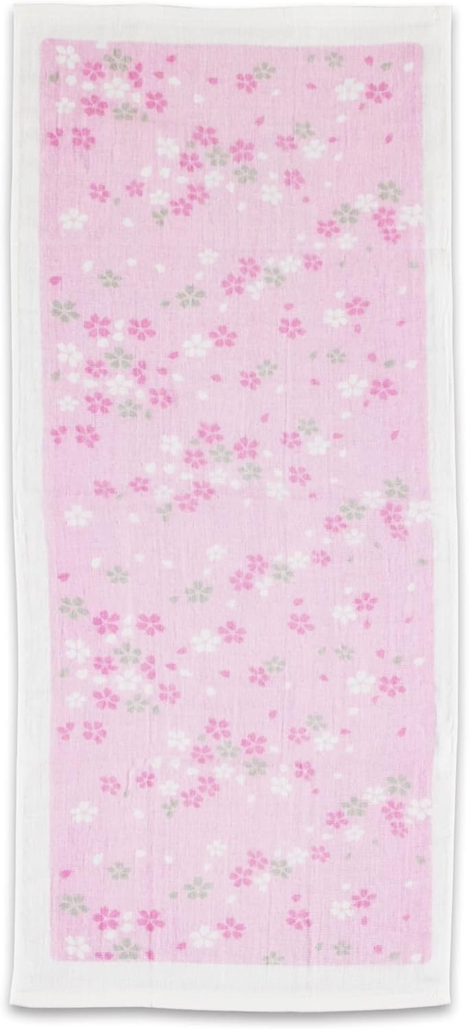 Japanese Hand Towel (Senshu Osaka Towel – Sakura) Cotton Towel/Made in Japan