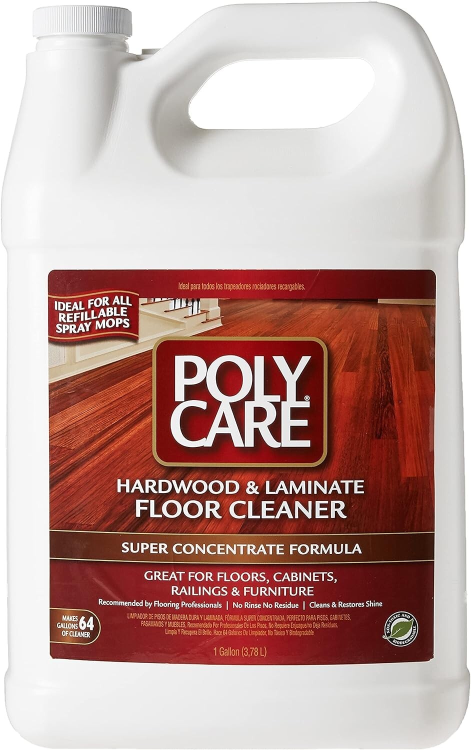PolyCare 128 Oz HARDWOOD LAMINATE CONCENTRATE CLEANER