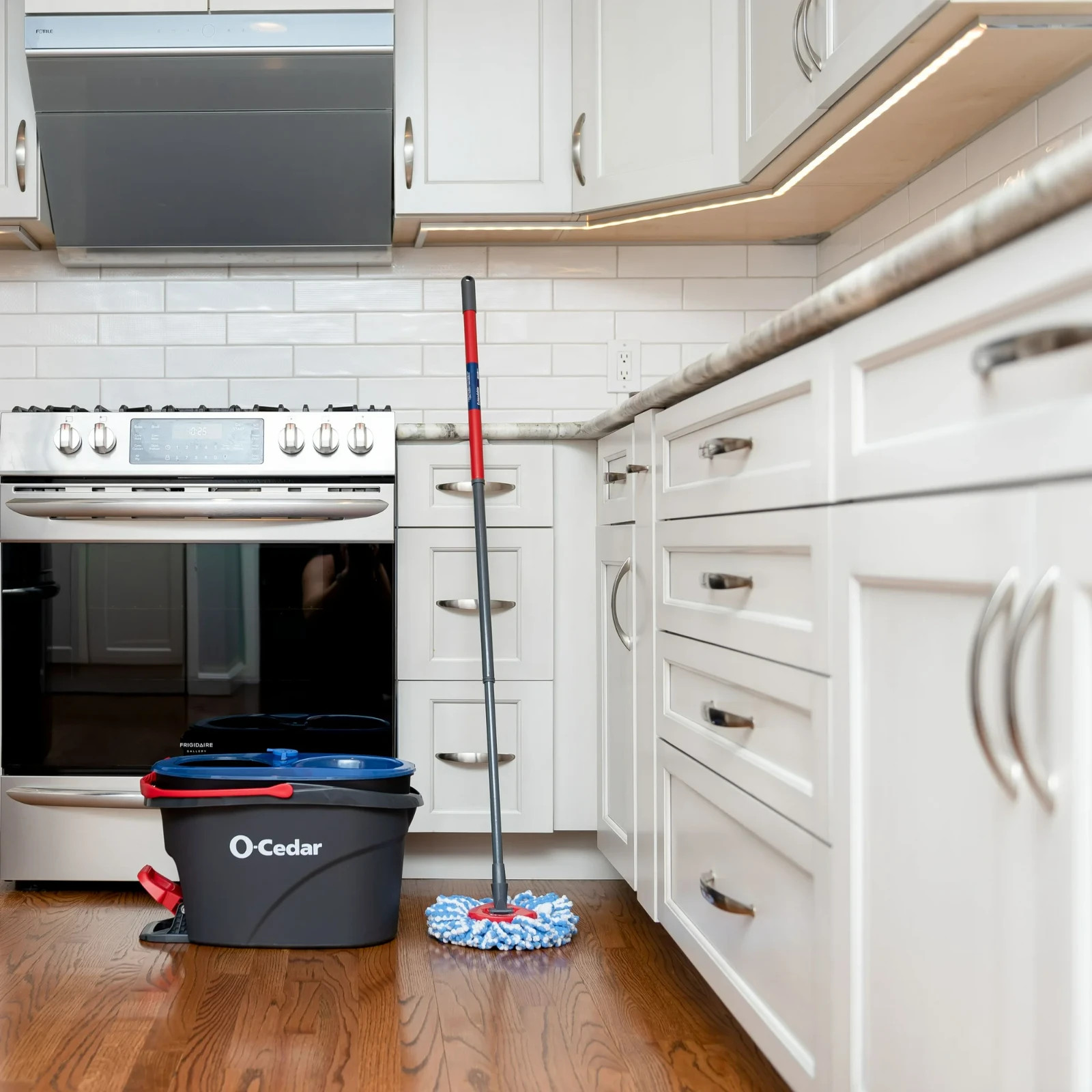O-Cedar RinseClean Spin Mop & Bucket System, Clean with Water- No Import Fees