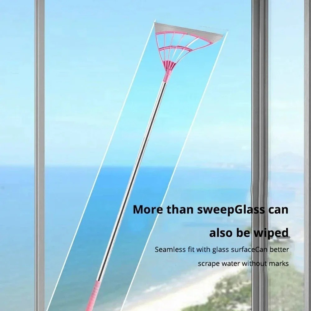 Silicone Floor Squeegee Broom Magic Wiper Bathroom Glass Window Cleaner Mop