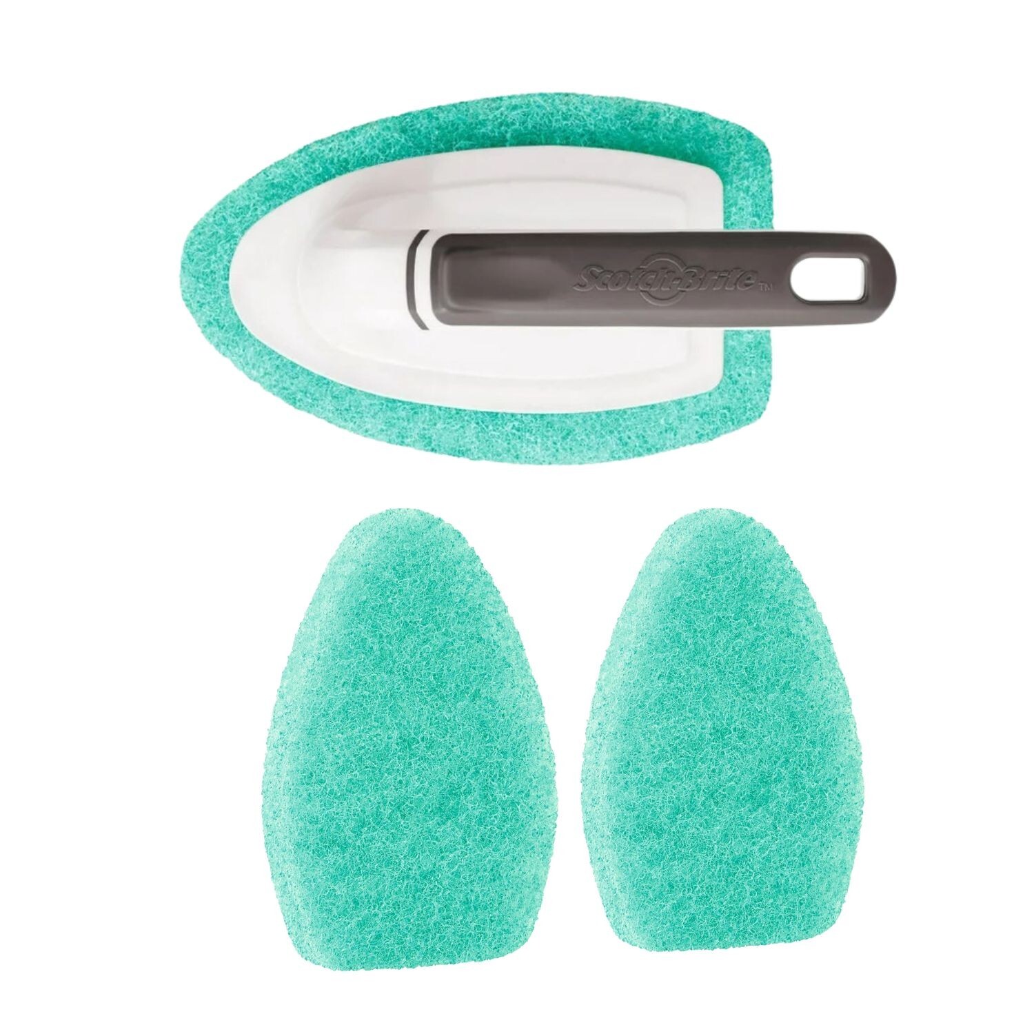Scotch-Brites Non-Scratch Tub and Tile Scrubber Kit (1 Scrubber 3 Refills)