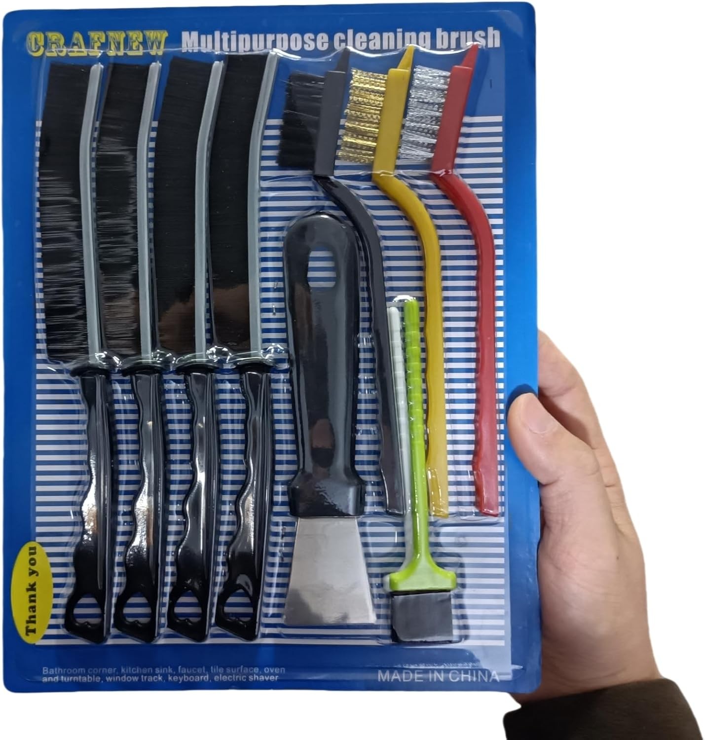 10Pcs Crevice Cleaning Tools, Gap Cleaning Brush Set,Cleaning Brushes Small