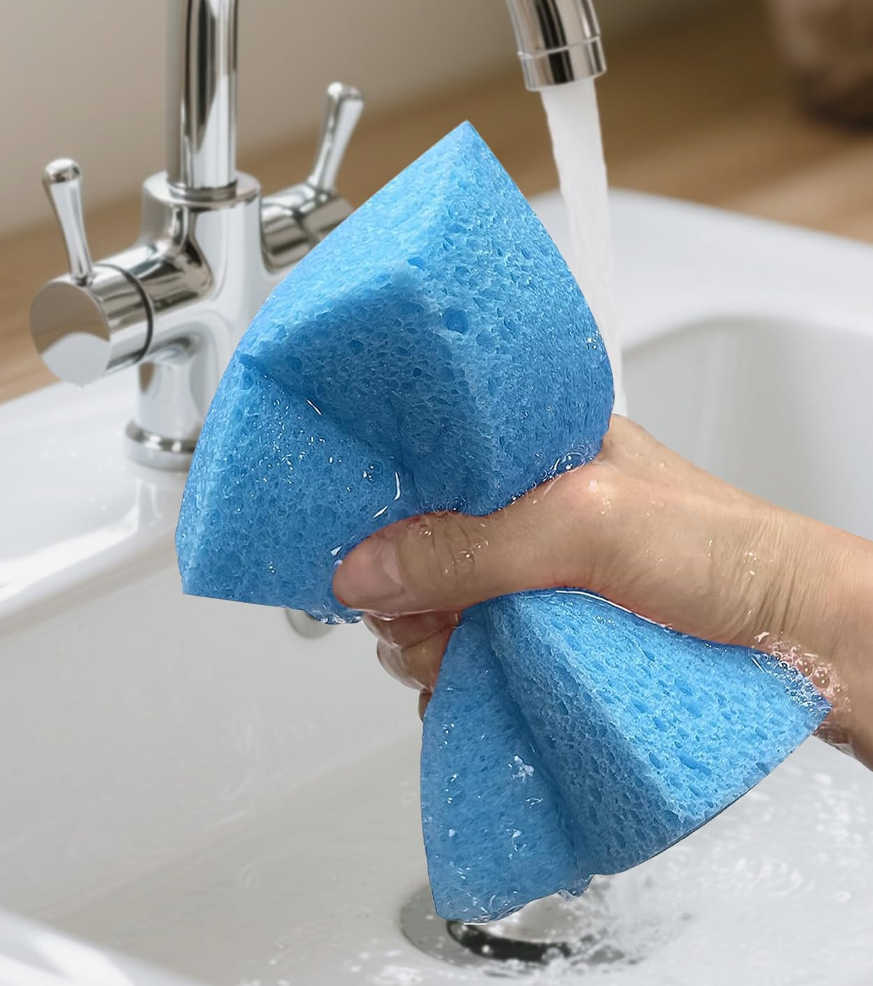 Cleaning and Washing Sponge, 3 Pack Large Extra Thick Heavy Duty Sponge Multi