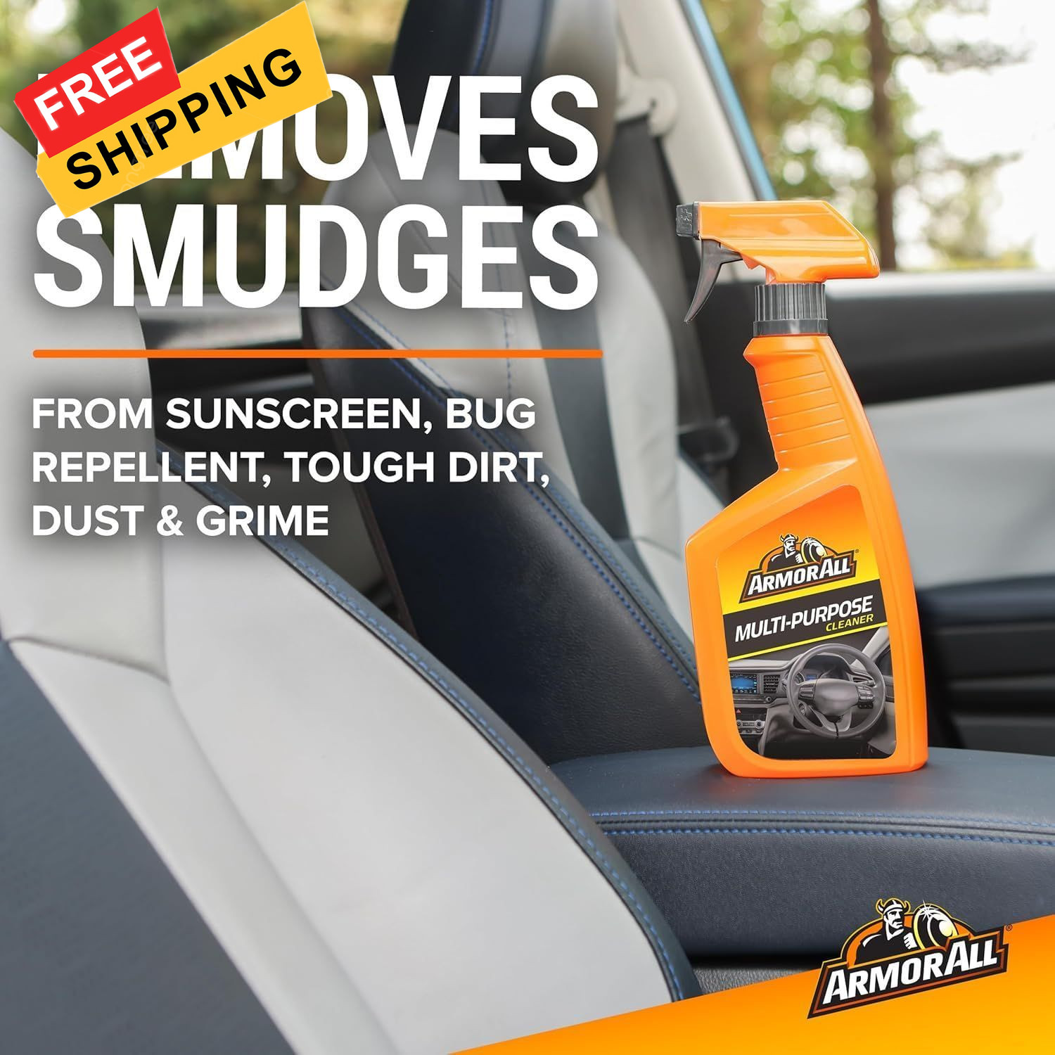 Armor All Multi Purpose Cleaner , Car Spray for 16 Fl Oz (Pack of 1)