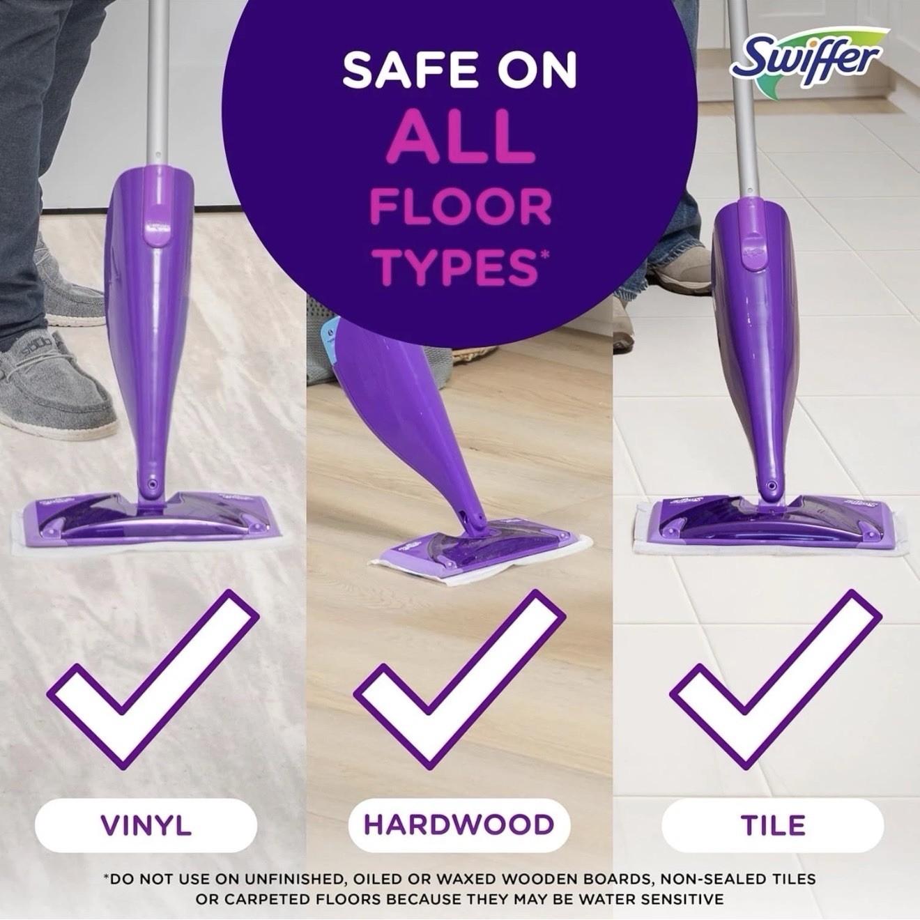 Swiffer 92810 WetJet Dust Mop – Purple