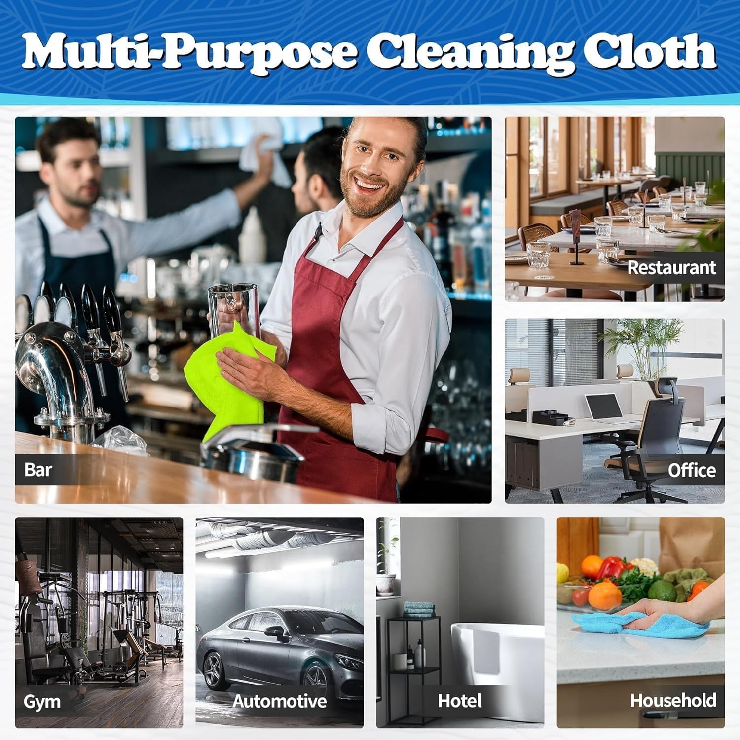 Super Absorbent & Lint-Free Microfiber Towels – 24 Count for Automotive Care