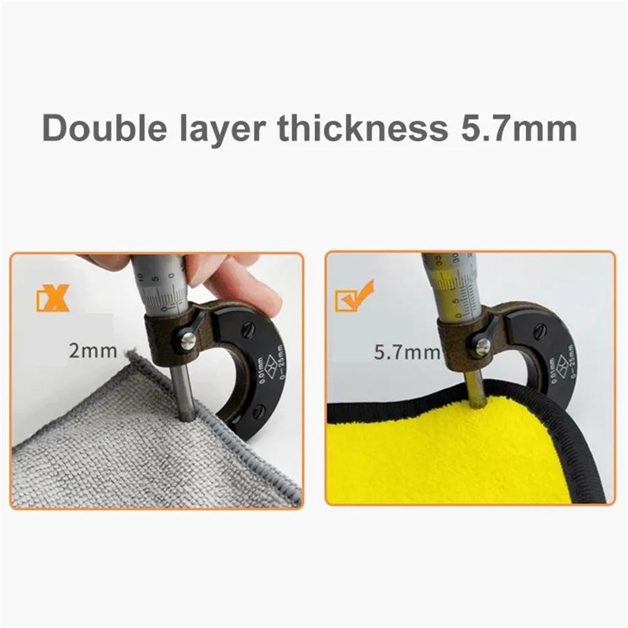 1/2/6pcs Microfiber Cleaning Towel Car Cleaning Cloths Professional Detailing Ca