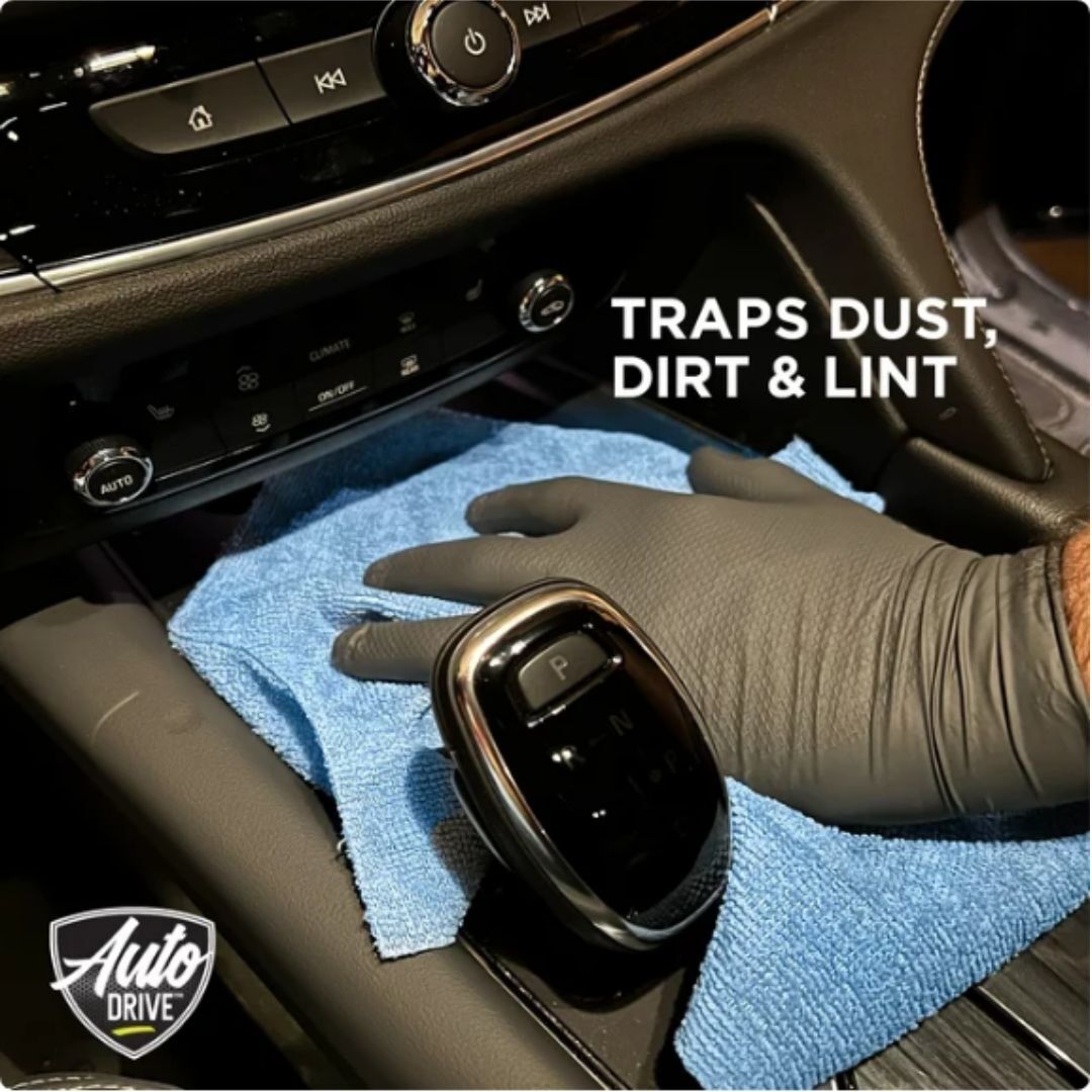 Auto Drive Tear Away Multi-Purpose Microfiber Towels on a Roll, Cleaning 75 Pack