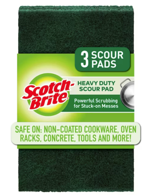 Scotch-Brite Heavy Duty Cellulose Scouring Pad (3-Pack)