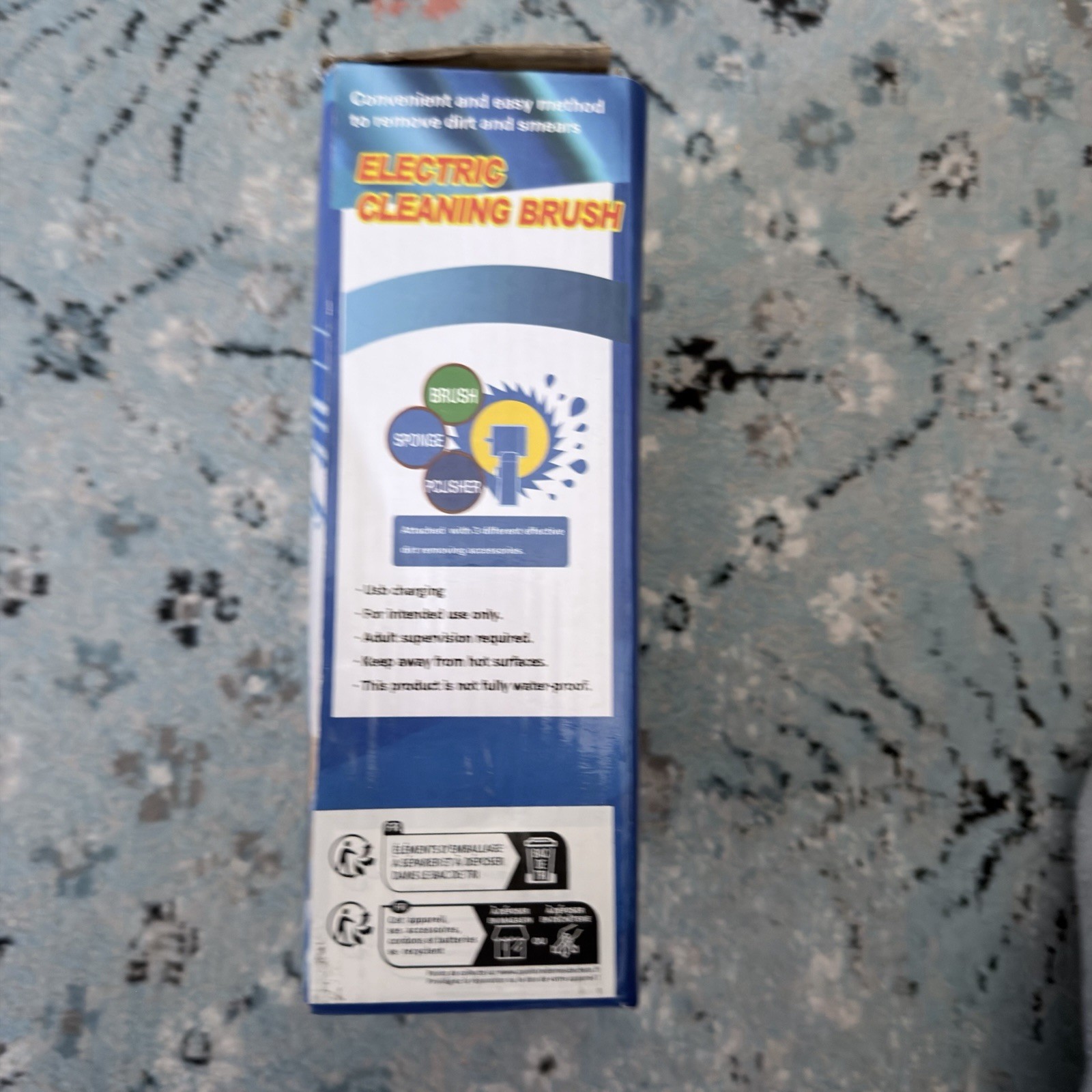 8 In 1 Electric Cleaning Brush (QJS-002), White New