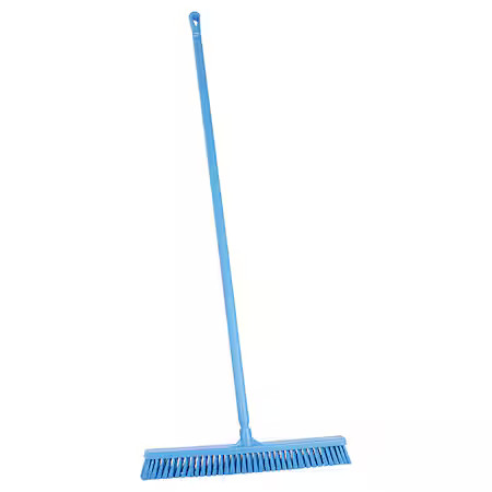 Remco 31993/29623 24 In Sweep Face Push Broom, Soft, Blue