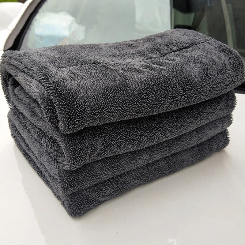 Water Absorbing Car Wash Microfiber Drying Towel Twisted Loop 24 x 36″ 1500GSM