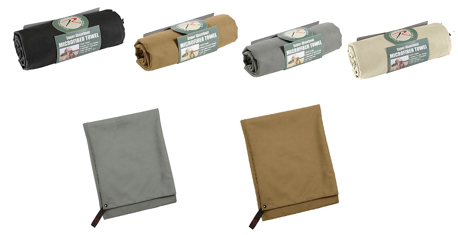 Micro Fiber Towels – Microfiber Body & Hand Towels – 30″ x 50″ or 15″ x 24″
