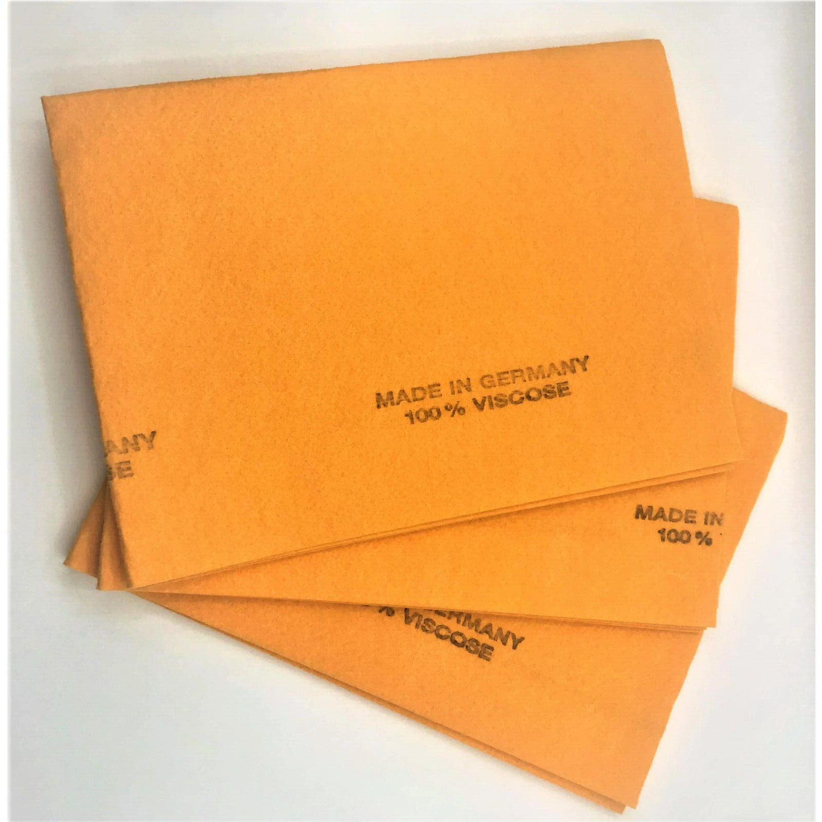 20 PACK, Orange German Shammy Cloths. Chamois Towels. 27 in. x 19.75 in.