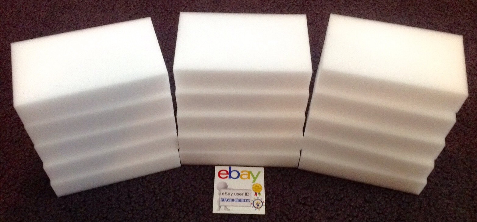 15 PREMIUM Grade Melamine Sponge Eraser BULK PACK 3/4″ Works Like Magic!