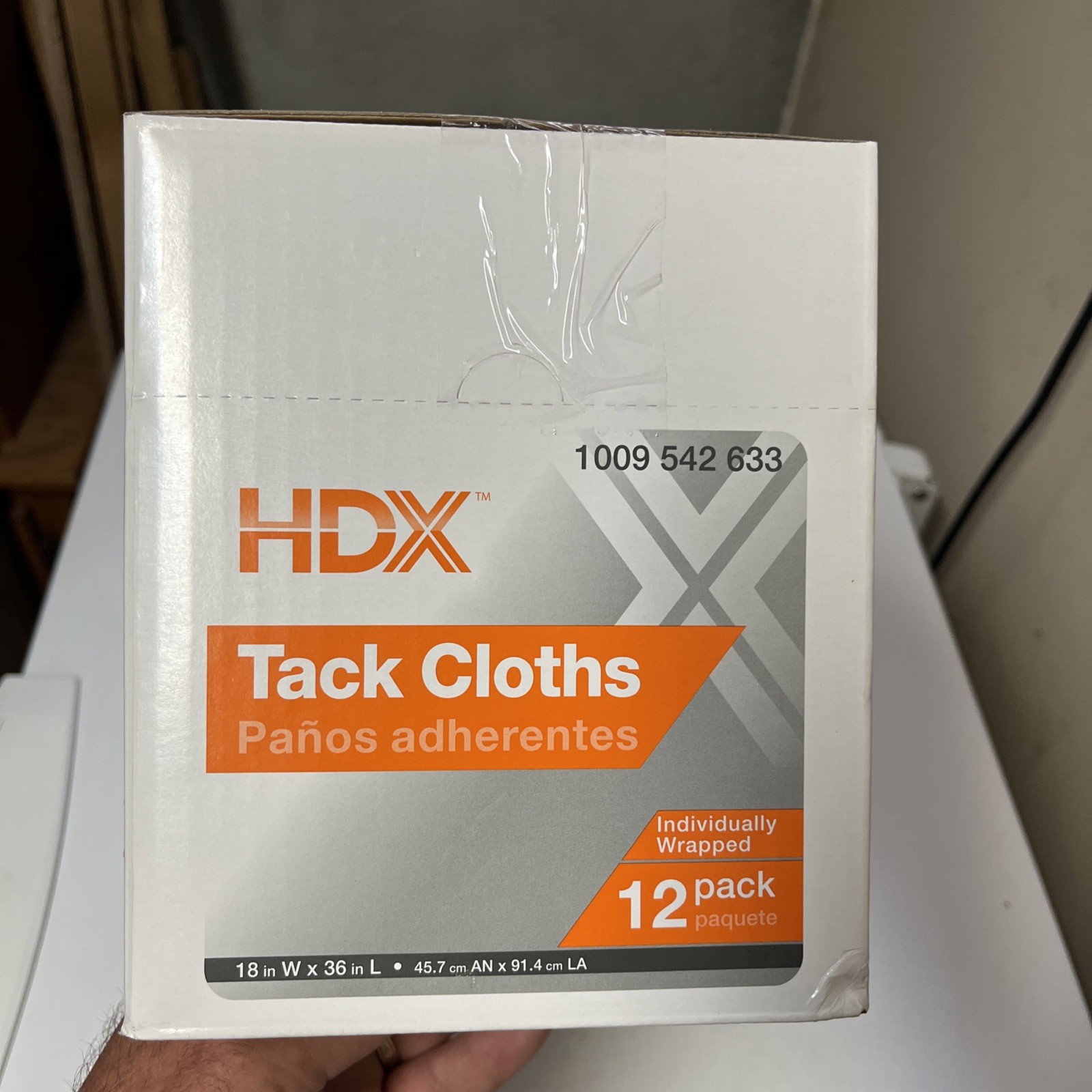 Tack Cloths (144 Cloths) HDX Individually Wrapped 18”x36” -New! Free Shipping