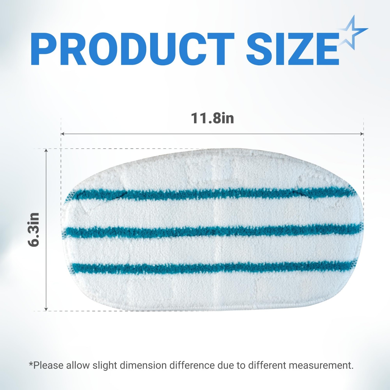 10-Pack Microfiber Steam Mop Pads for PurSteam ThermaPro 10-in-1 & 211 – Washabl