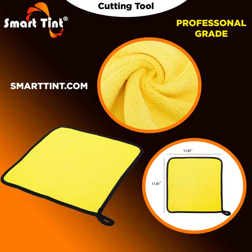 Window Film Install Kit with Glass Prep, Install Solution, Nano-Fiber Cloth, Tit