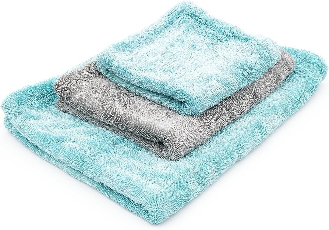 The Liquid8r – Absorbent 70/30 Blend Microfiber Drying Towel for Cars, Trucks…