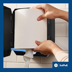 SofPull Centerpull Regular Capacity Premium Paper Towel, White, 28124, 324