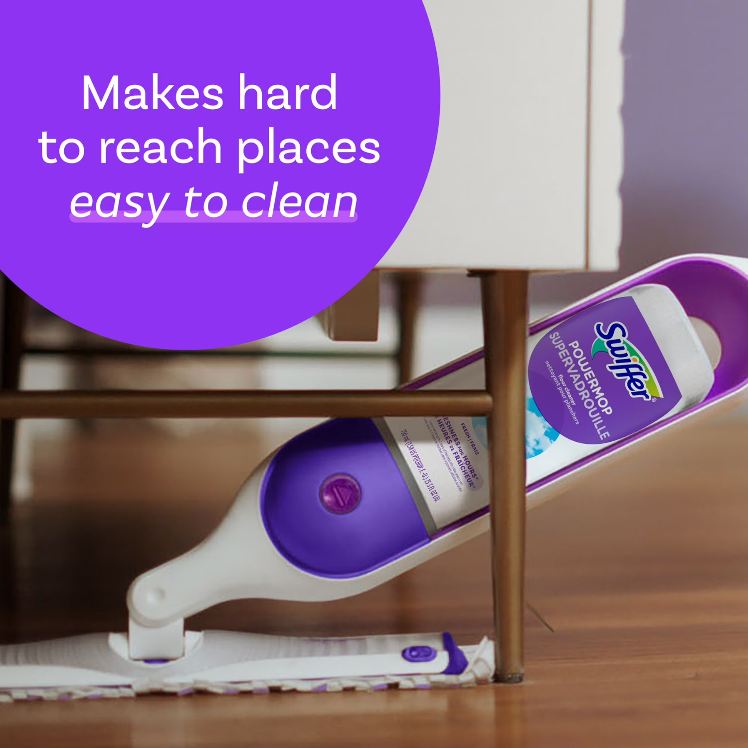 Swiffer Power Mop, Floor Cleaner, Cleaning Set, Fresh Scent – Free Shipping