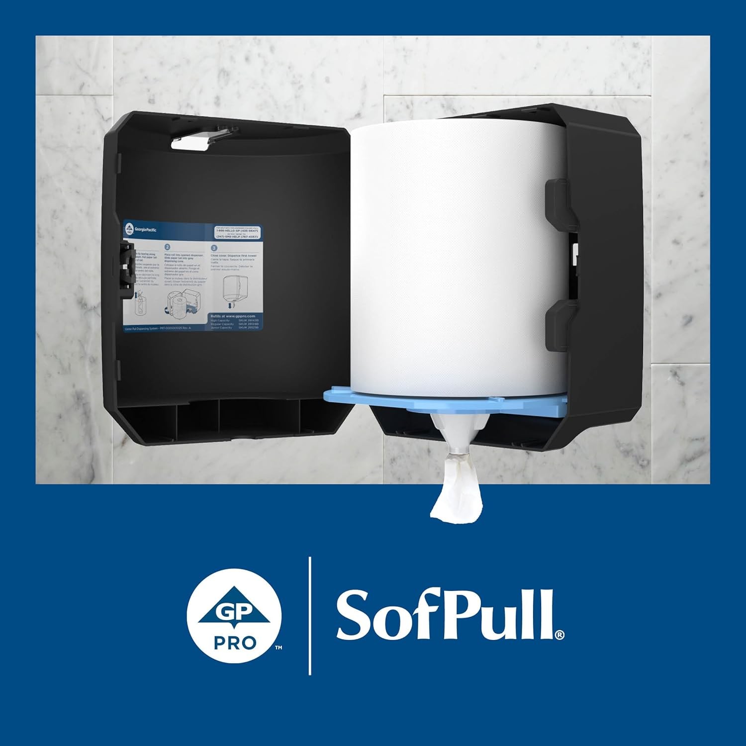 SofPull Centerpull Regular Capacity Premium Paper Towel, White, 28124, 324