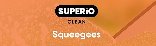 Window Washer and Silicone Squeegee, Auto Easy Grip Extendable Handle
