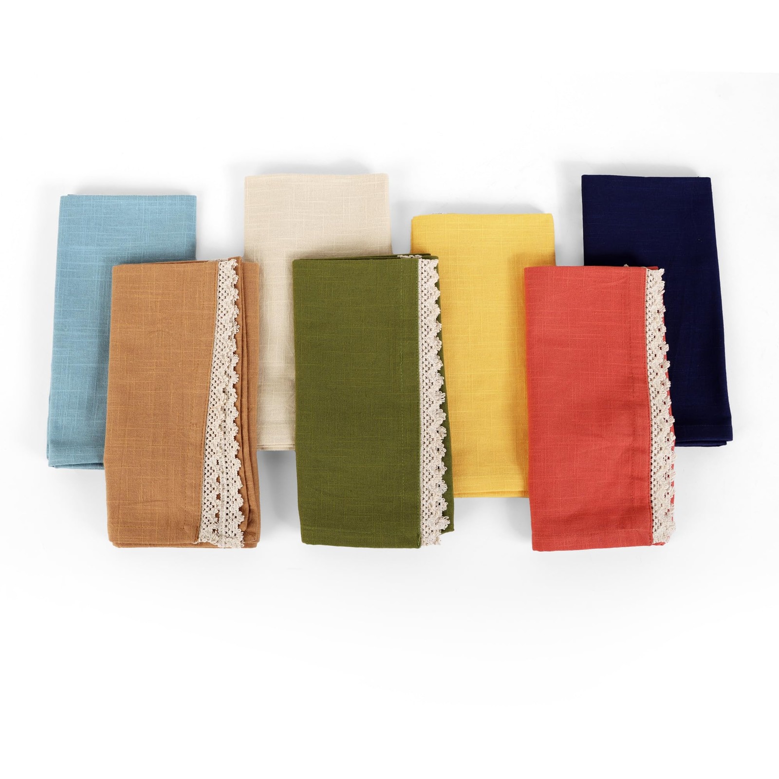 6 PCS 20×30 Inch Olive Green Cotton Kitchen Dish Towels Highly Absorbent