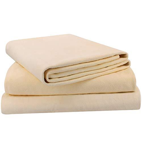 3 Pack Real Leather Fast Drying Cleaning Cloth for Car Wash Super Absorbent