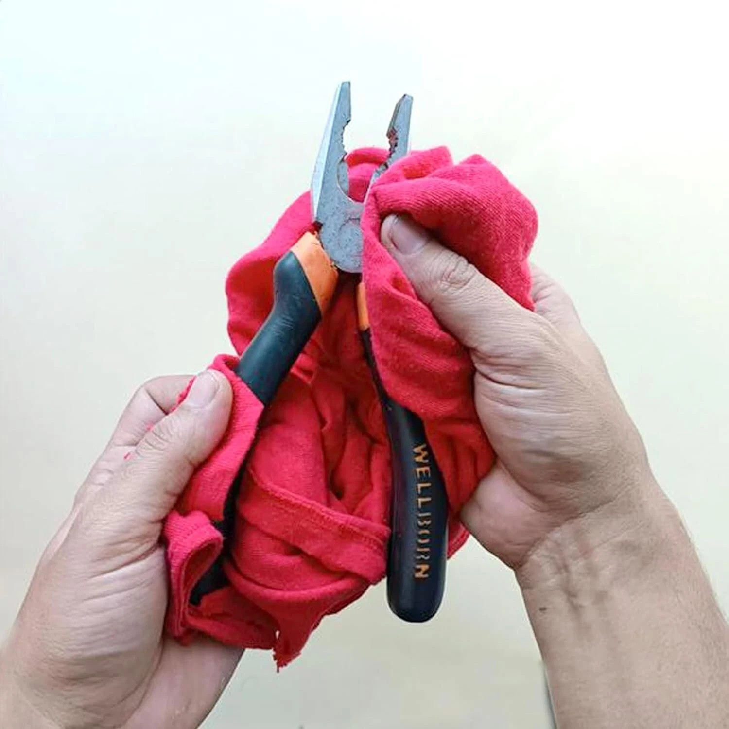 Color Knit Rags – Bulk Uncut T-Shirt Cotton Cleaning Wipers for Multipurpose Use