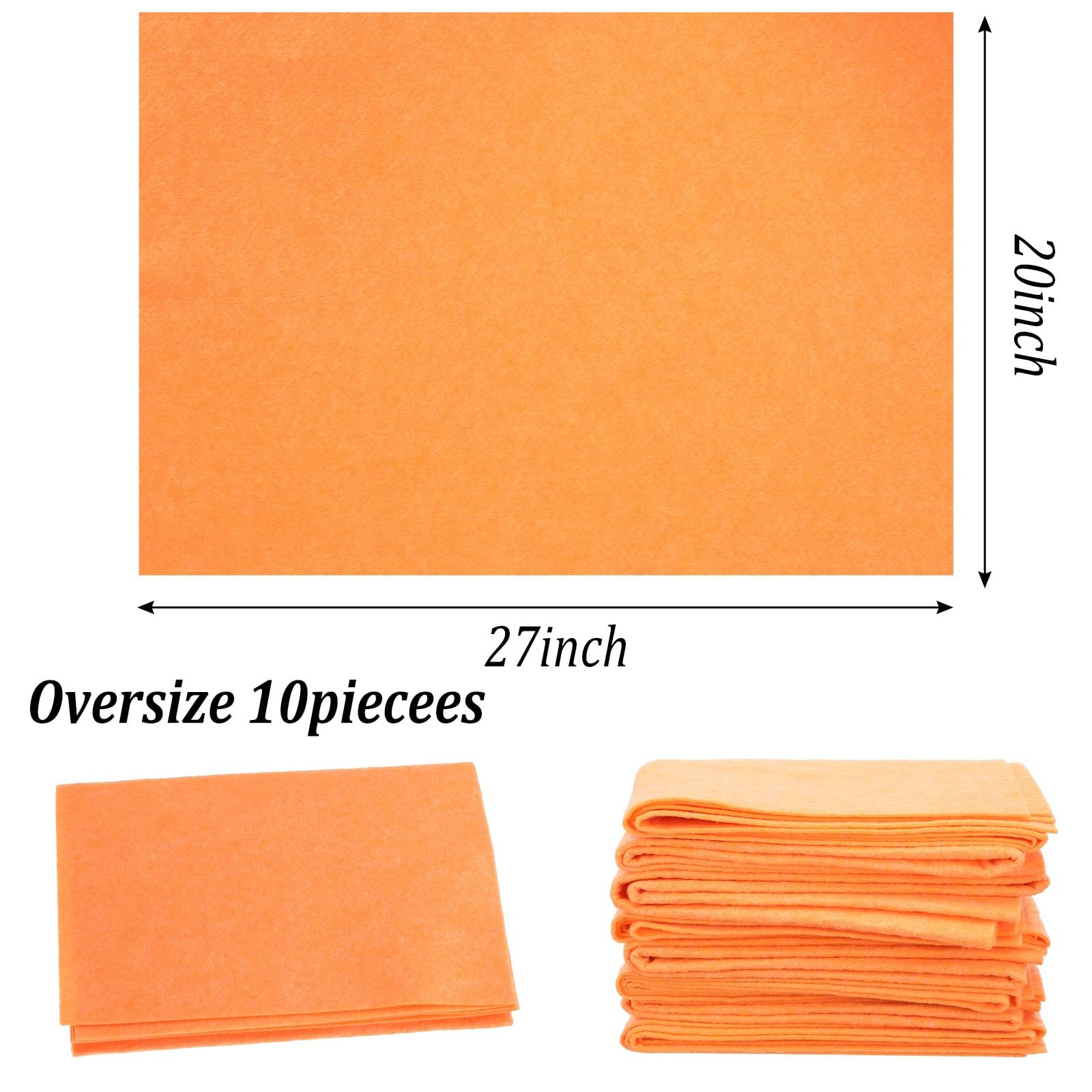 10 Pack Shammy Cloths, 27 X 20 Inch Extra Large Absorbent Cleaning Towels, Re…