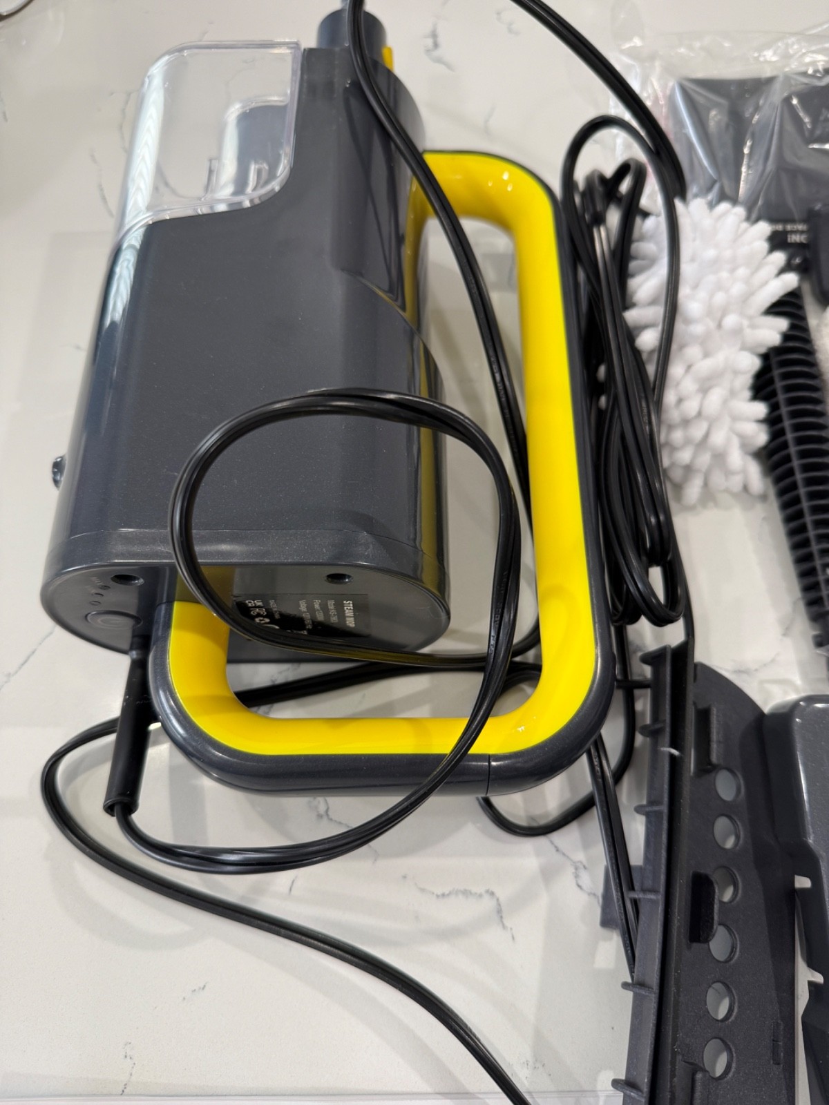 Scrub Wiz Steam Mop and Handheld Steamer 10-in-1 Everything To Clean Your Home