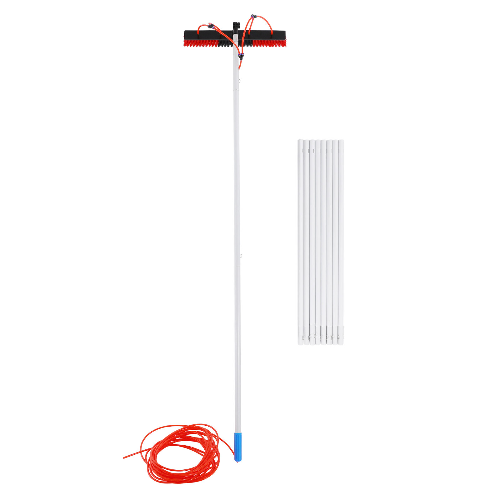 Solar Panel Cleaning Brush Kit 30.18ft Cleaning Equipment W/ 65.62ft Water Pipe